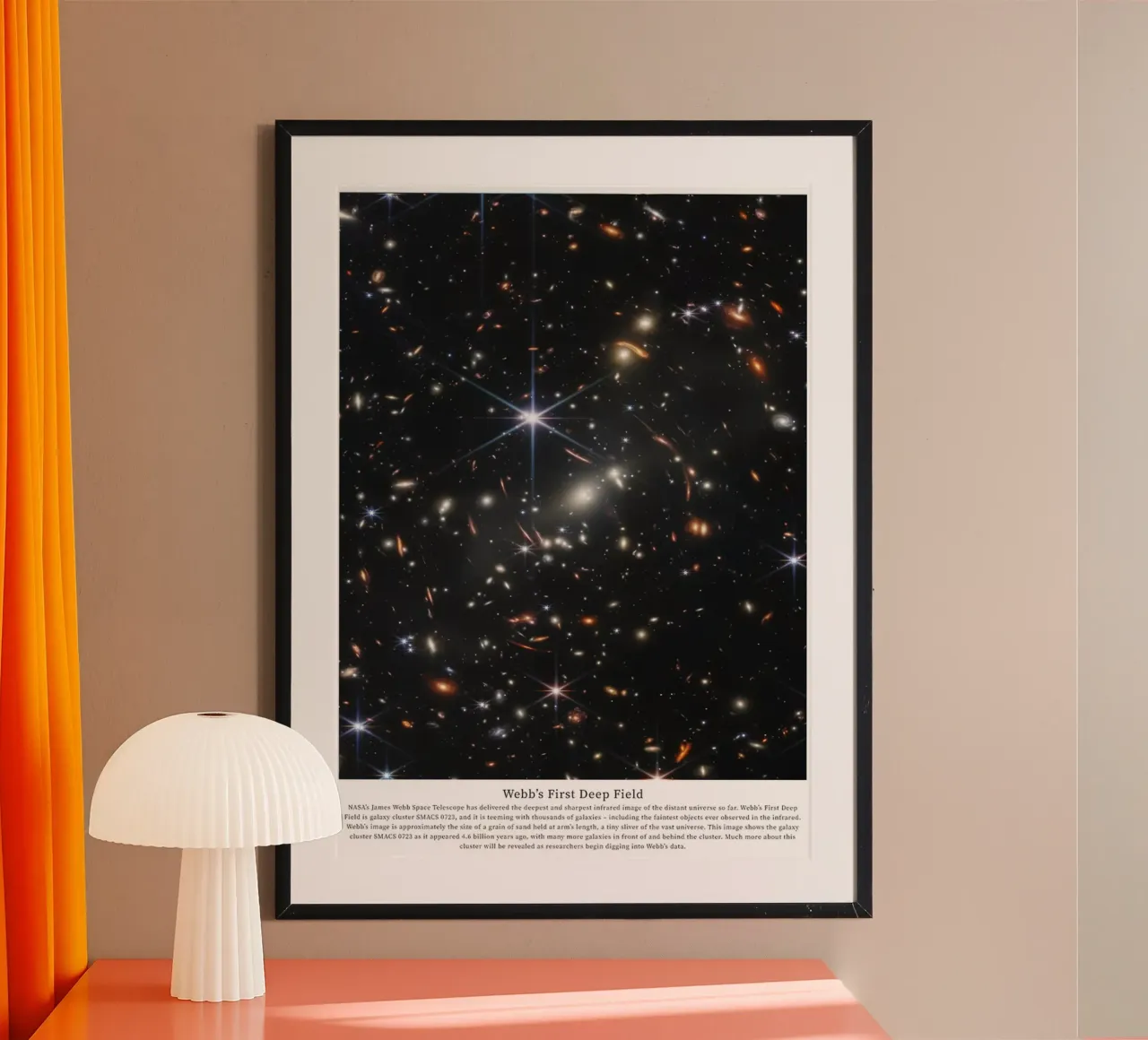 Il primo campo profondo di Webb poster da mary shop