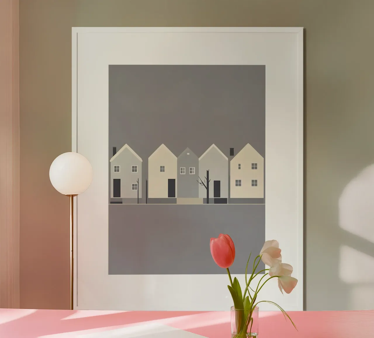 Case semplici poster con telaio in alluminio da The Green Room