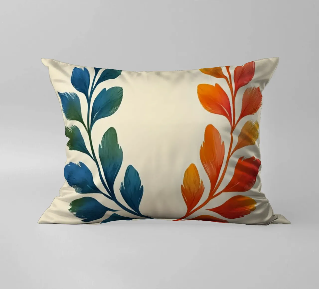 Gradient Laurel Wreath: A Symbol of Bipartisan Harmony and A decorative cushion by Artistic-shop