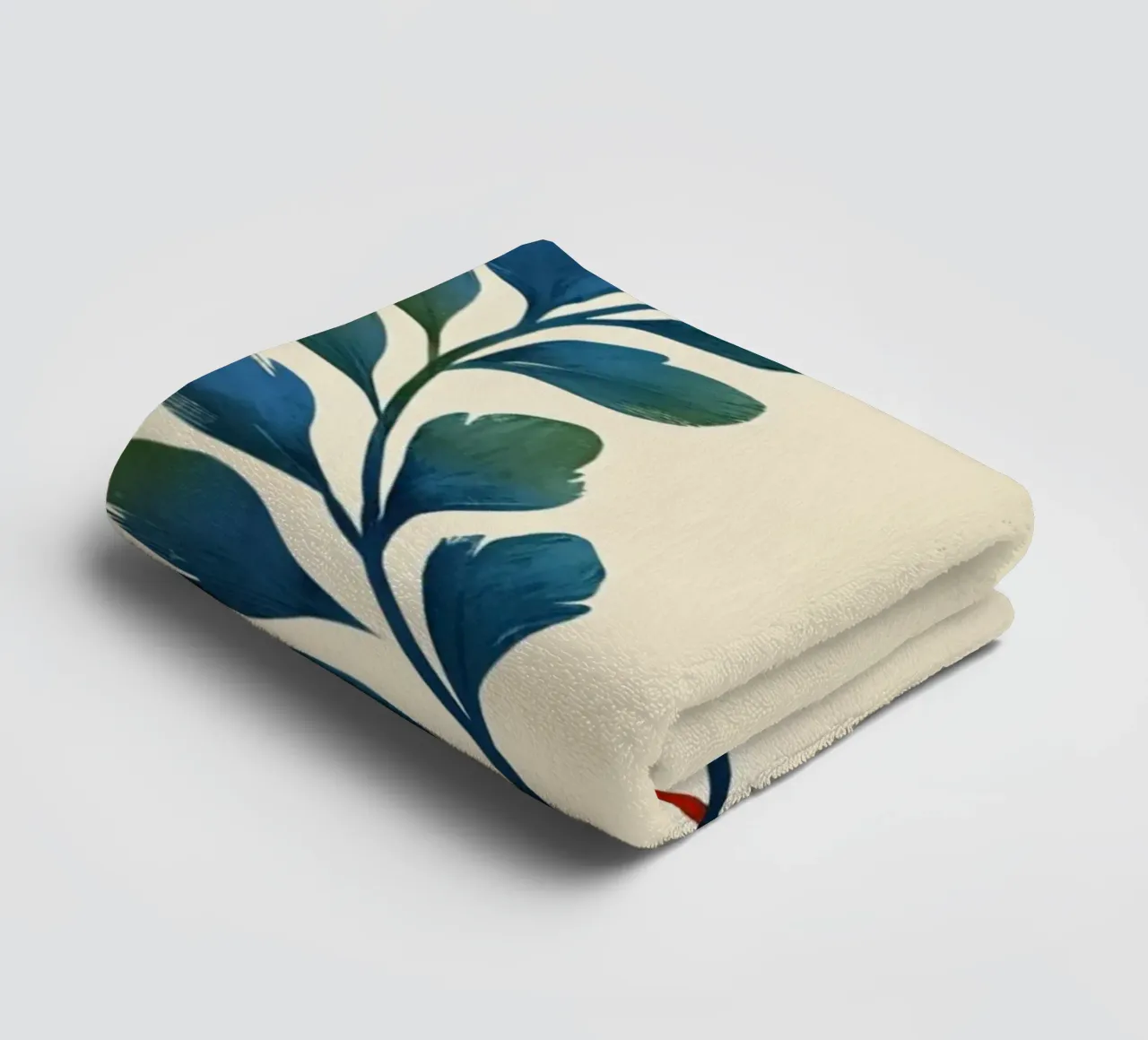 Gradient Laurel Wreath: A Symbol of Bipartisan Harmony and A towel by Artistic-shop
