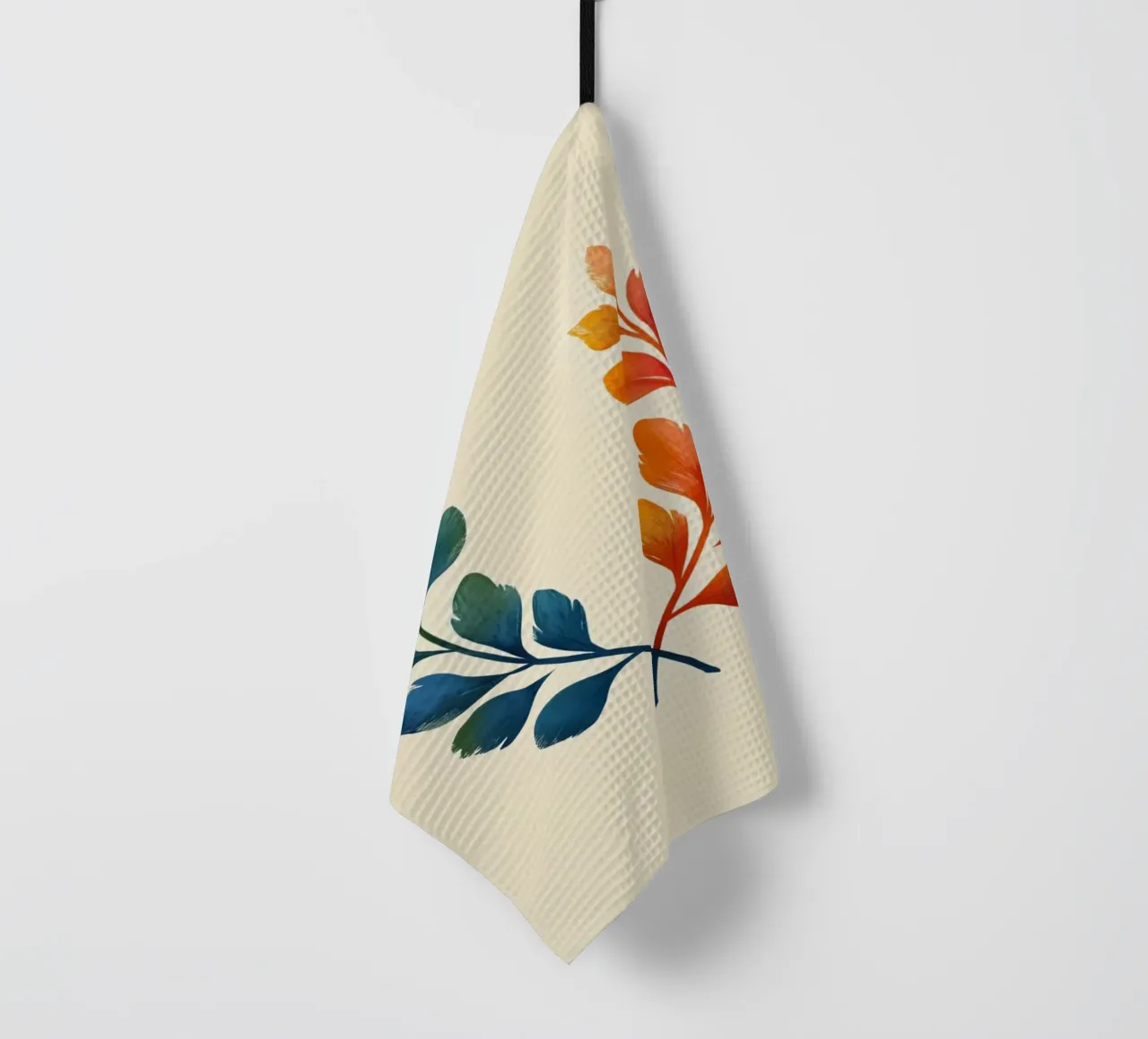 Gradient Laurel Wreath: A Symbol of Bipartisan Harmony and A tea towel by Artistic-shop