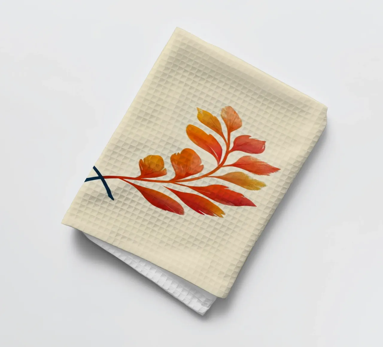 Gradient Laurel Wreath: A Symbol of Bipartisan Harmony and A tea towel by Artistic-shop