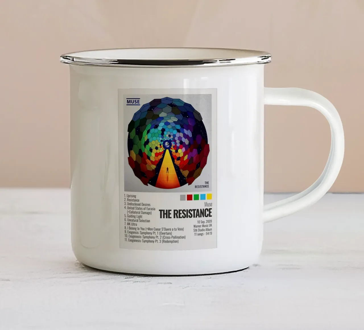 Muse The Resistance tazza in smalto da Roronoa7