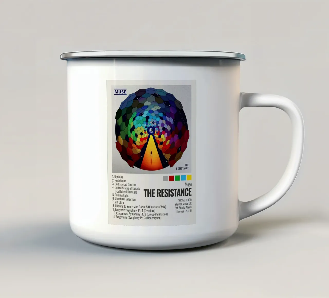 Muse The Resistance tazza in smalto da Roronoa7