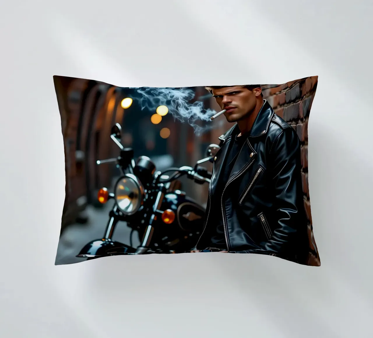 Greaser in posa cool alla James Dean cuscino da Anita's Dream