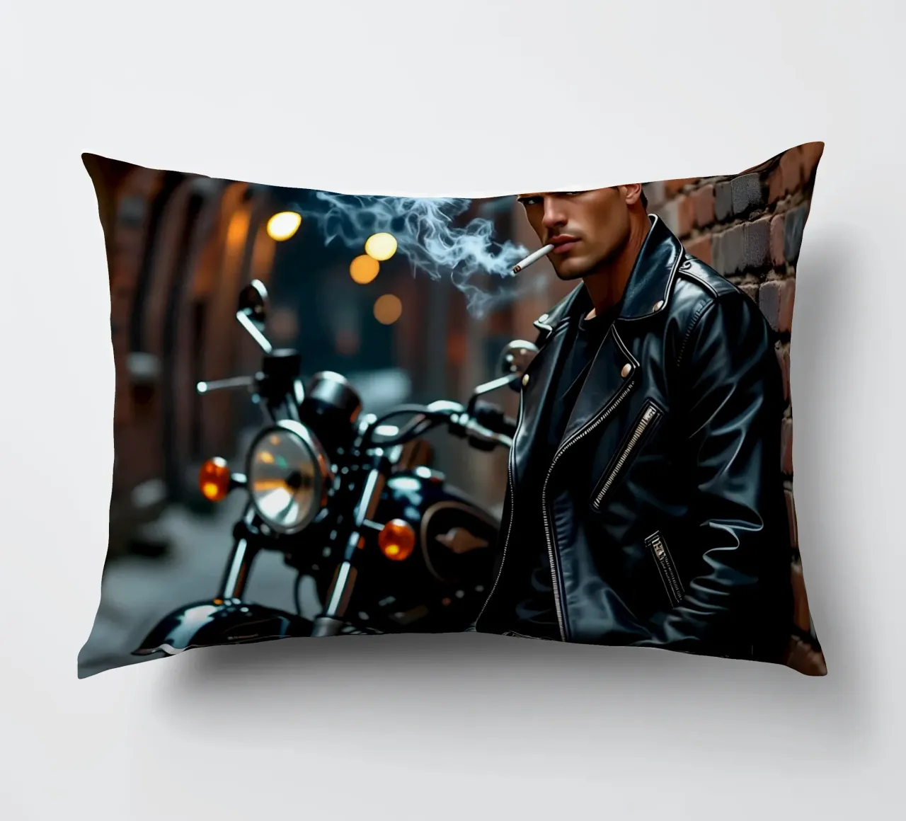 Greaser in posa cool alla James Dean cuscino da Anita's Dream