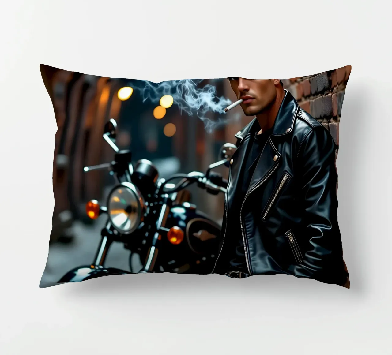 Greaser in posa cool alla James Dean cuscino da Anita's Dream