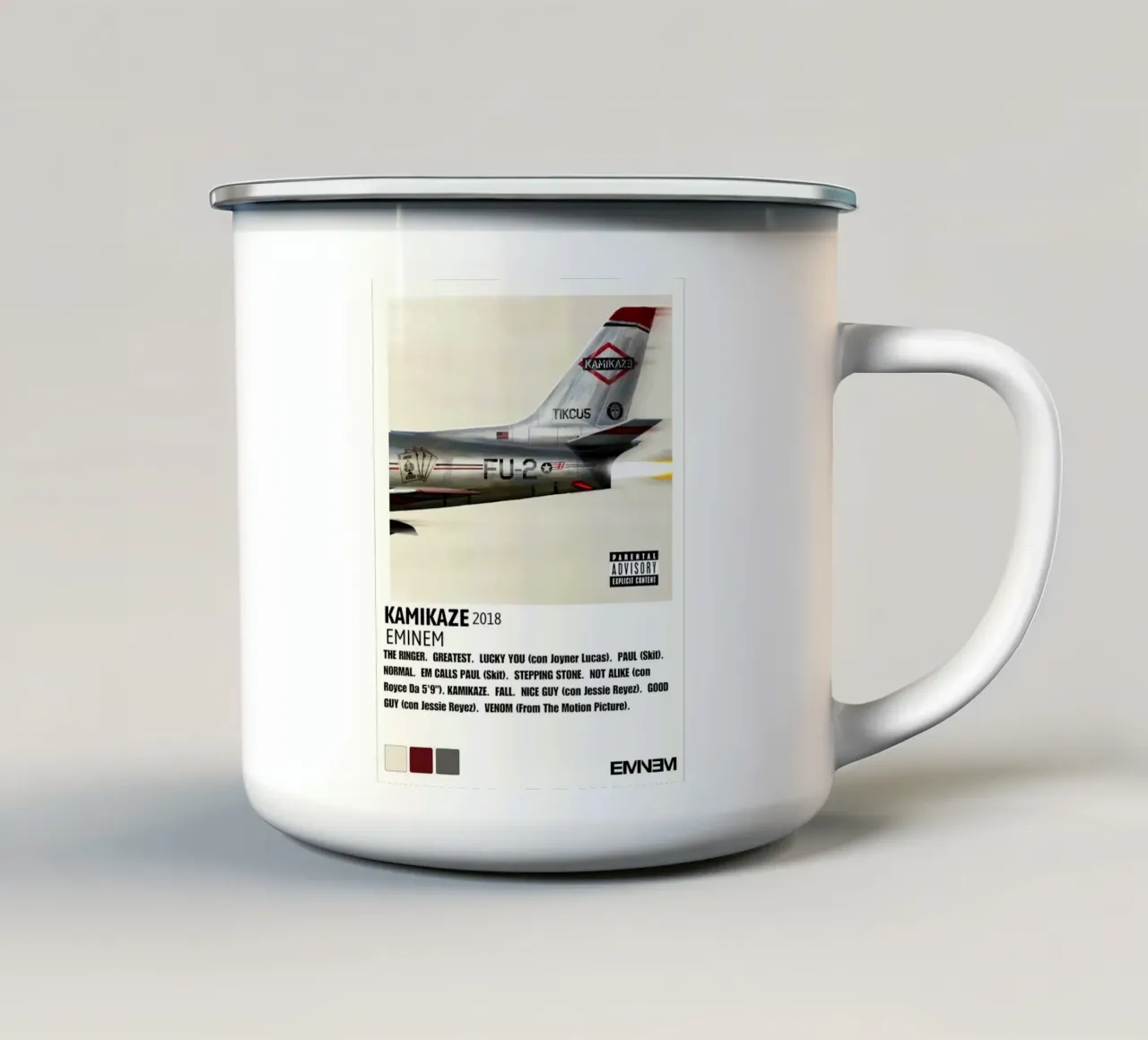 Eminem Kamikaze tazza in smalto da Roronoa7