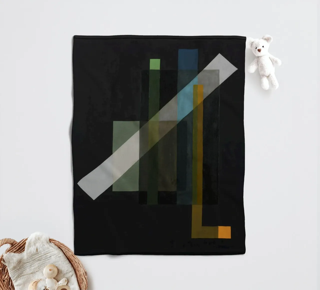 Construction fleece blanket by vintageshop