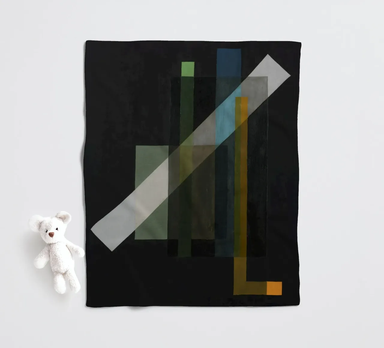 Construction fleece blanket by vintageshop