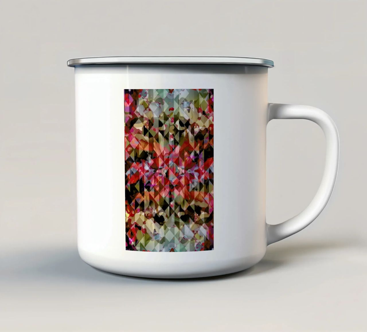 Wonderland tazza in smalto da Angelo Cerantola
