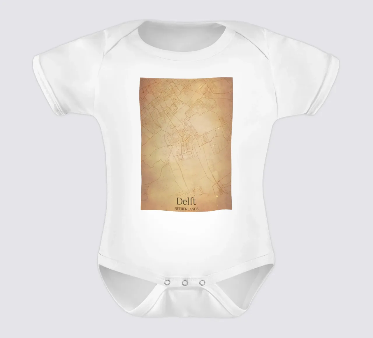 Delft NETHERLANDS body neonato maniche corte da WorldPrint