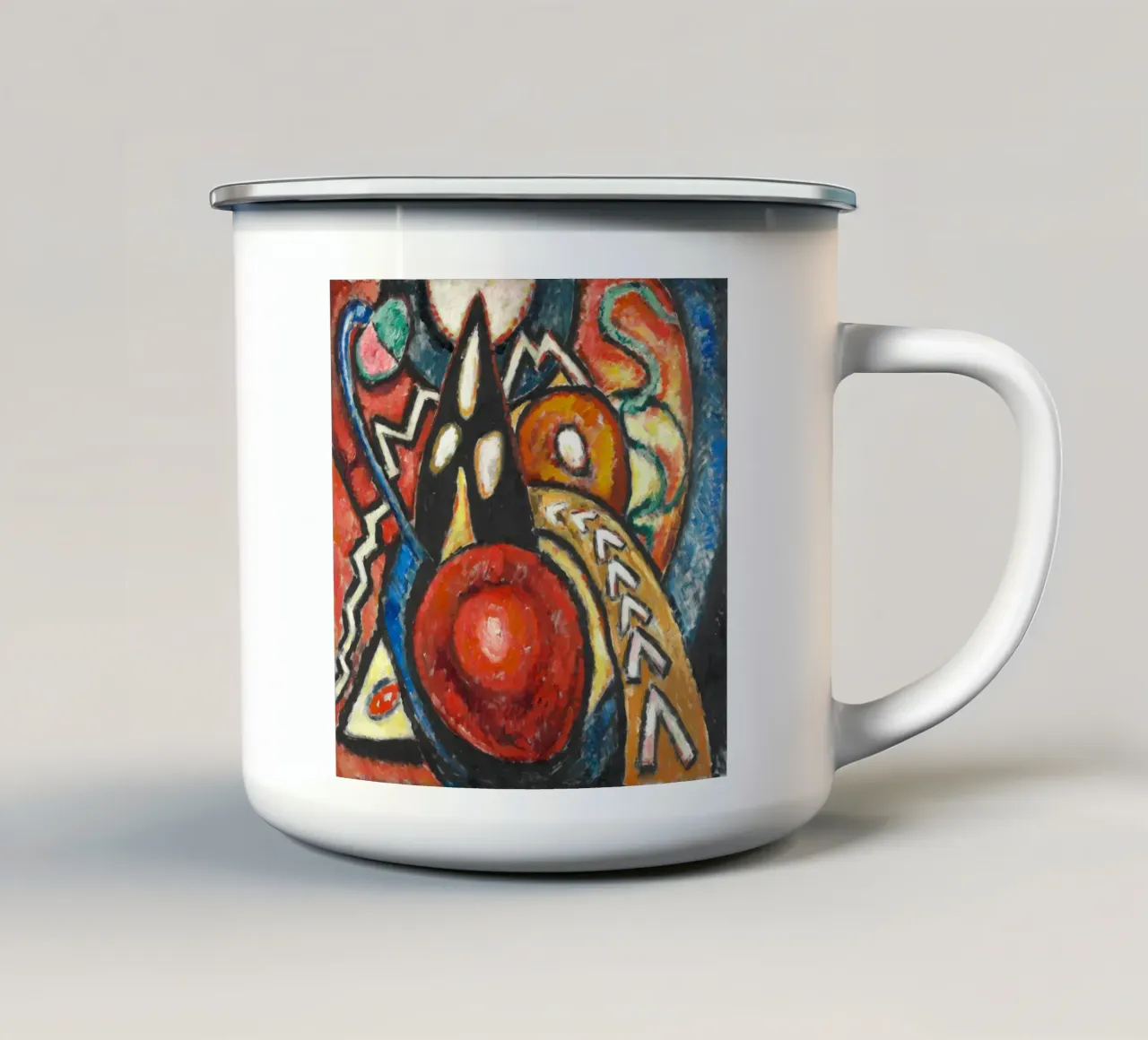 Movements tazza in smalto da vintageshop