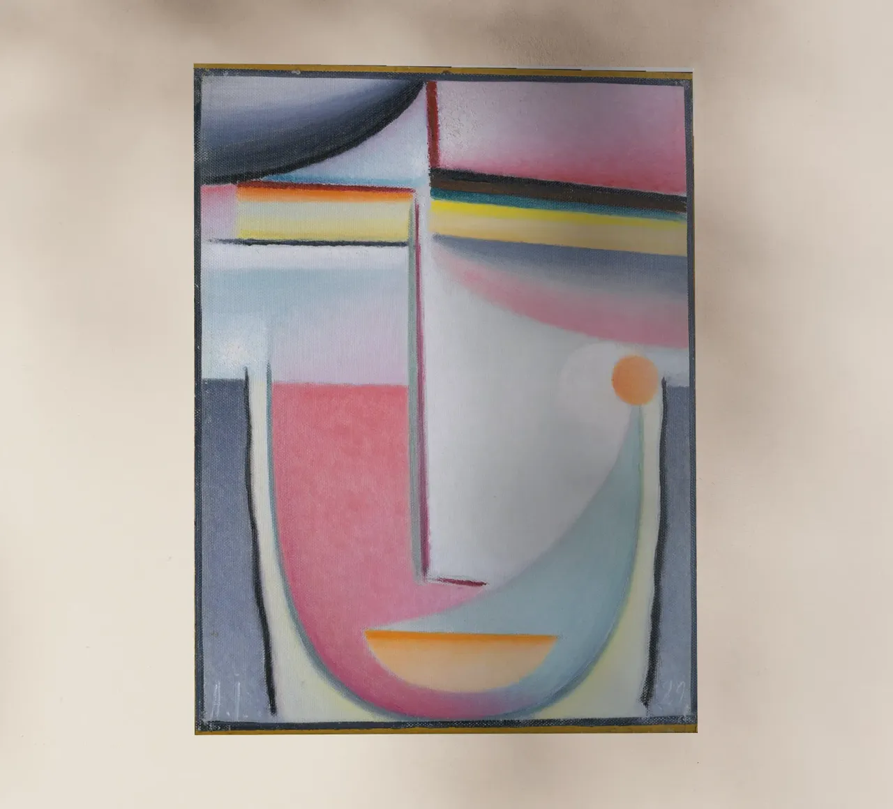 Abstract Head pellicola backlit da vintageshop