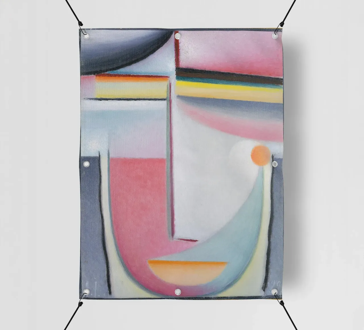 Abstract Head telo in pvc da vintageshop