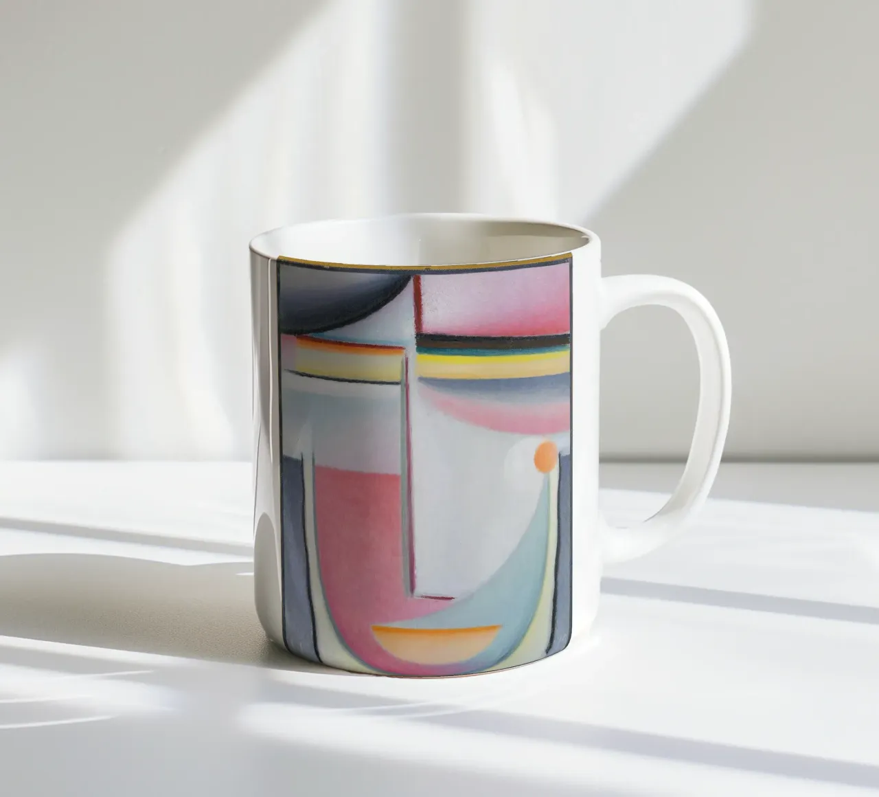 Abstract Head tazza in ceramica da vintageshop