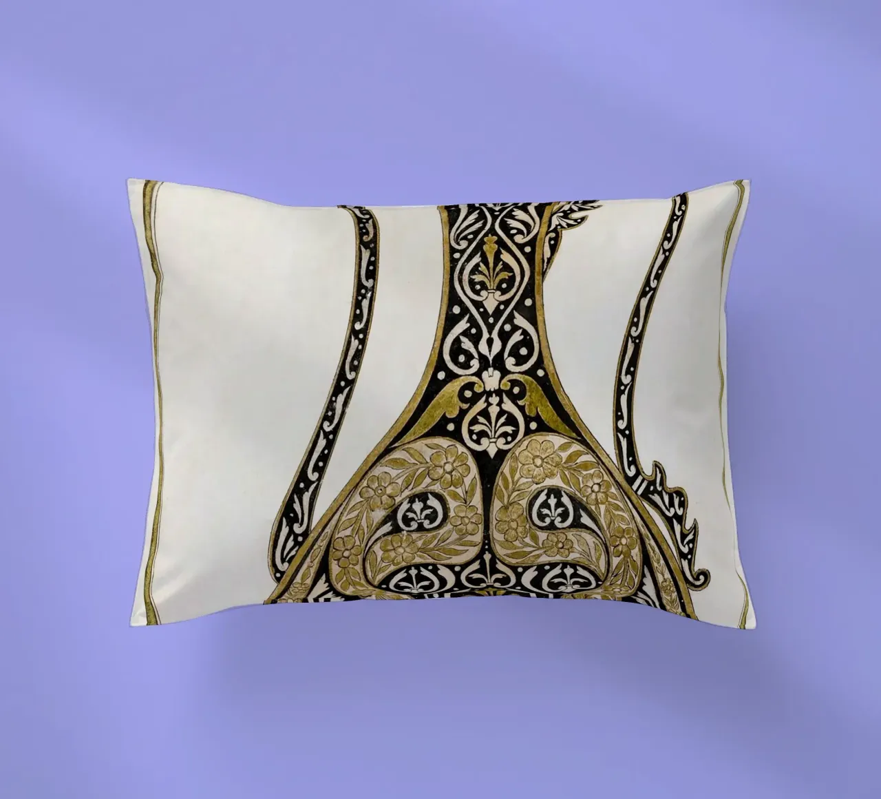Calligraphic Design of a Ewer cuscino da vintageshop