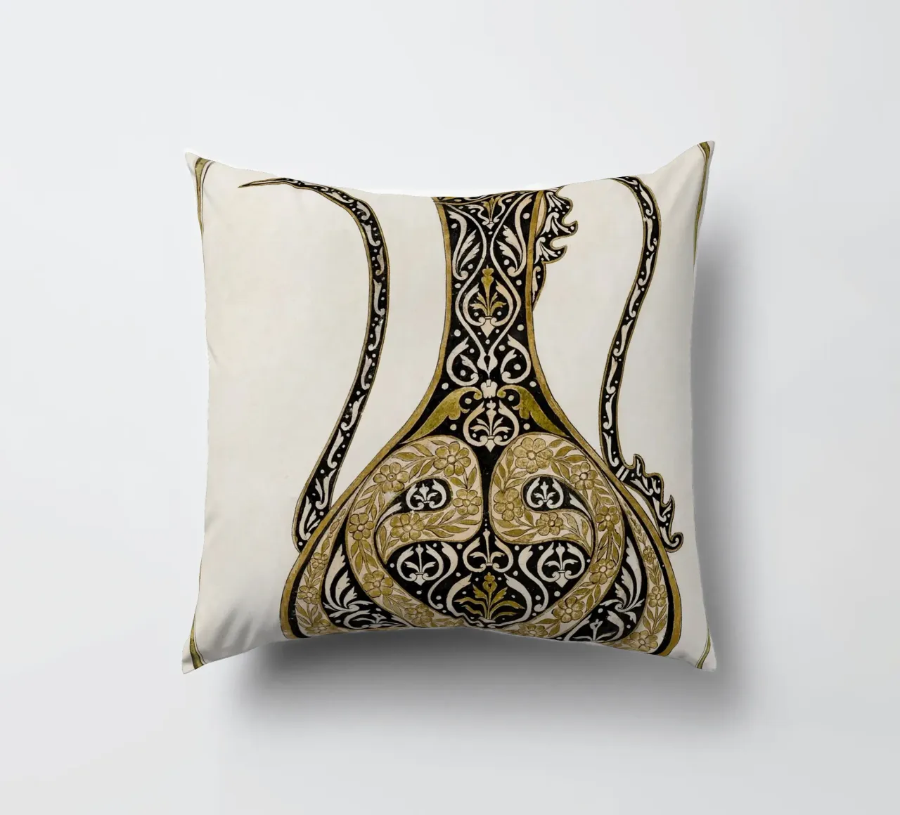 Calligraphic Design of a Ewer cuscino da vintageshop