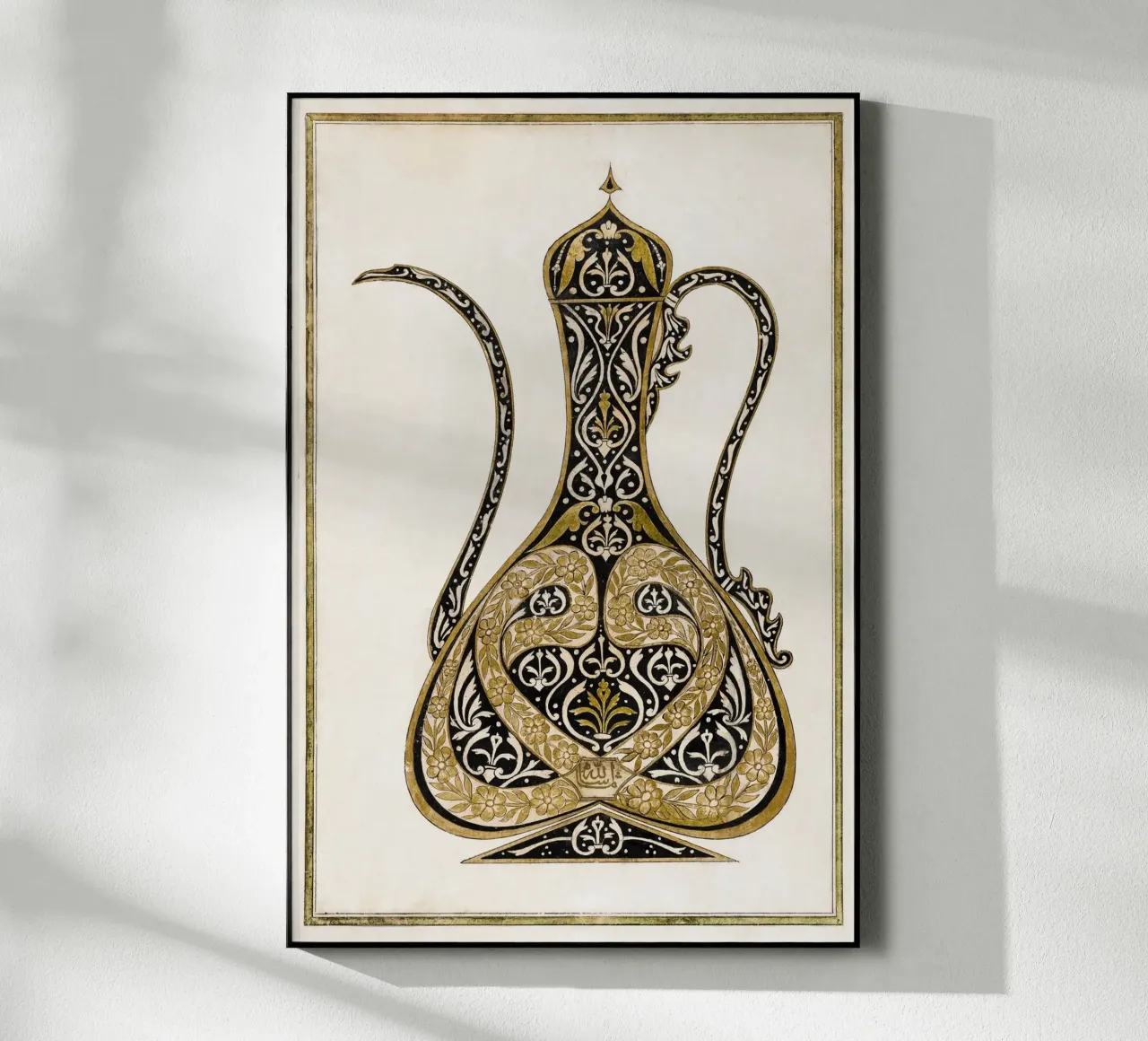 Calligraphic Design of a Ewer plexiglass da vintageshop
