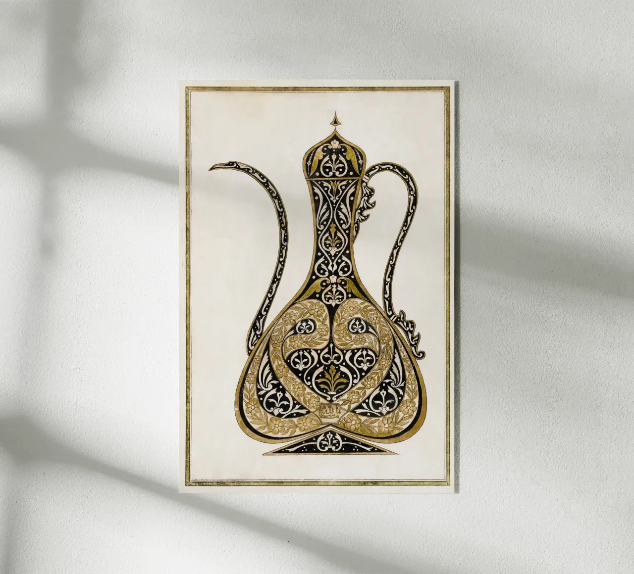 Calligraphic Design of a Ewer plexiglass da vintageshop