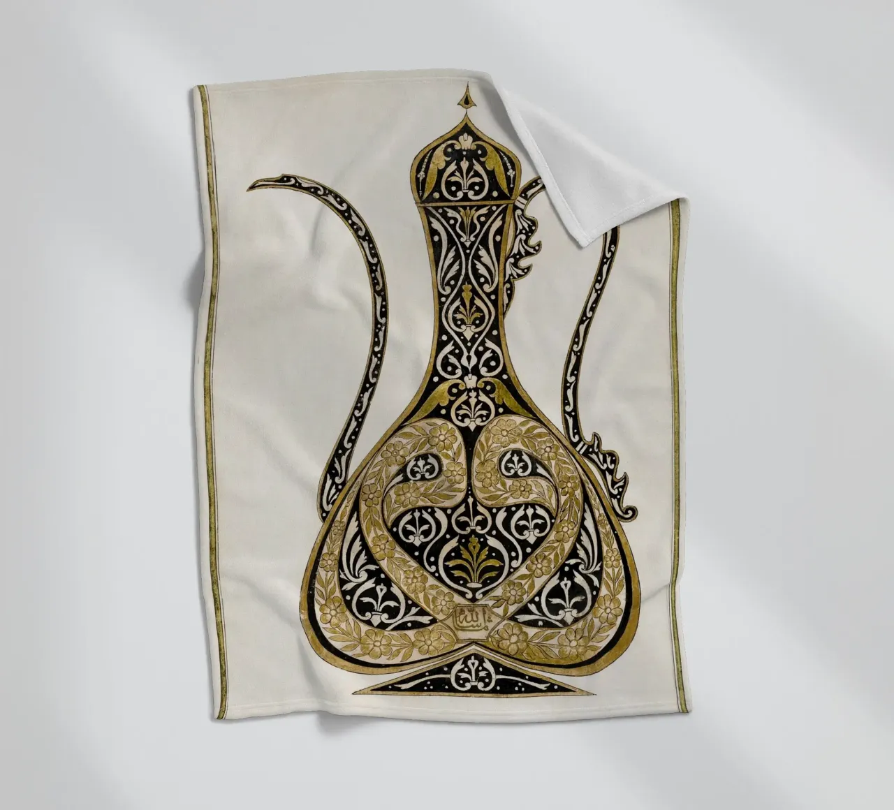 Calligraphic Design of a Ewer coperta in pile da vintageshop