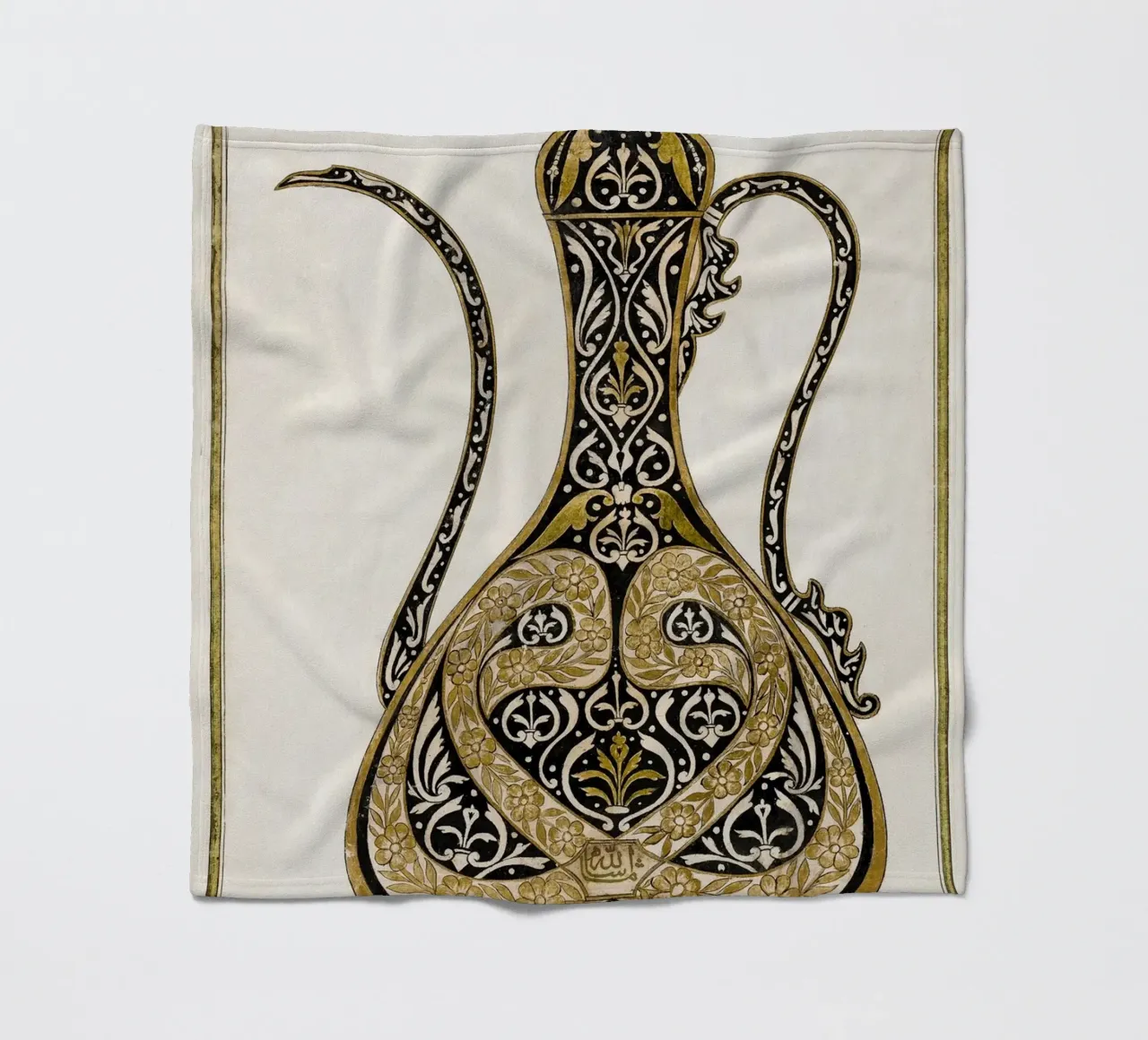 Calligraphic Design of a Ewer coperta in pile da vintageshop