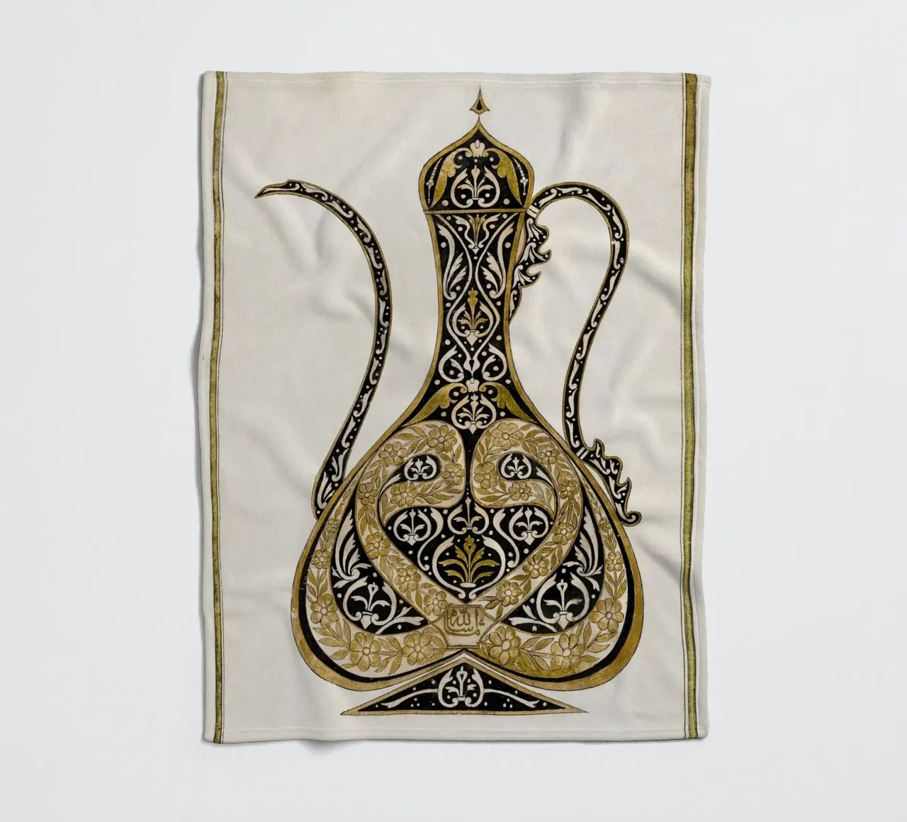 Calligraphic Design of a Ewer coperta in pile da vintageshop