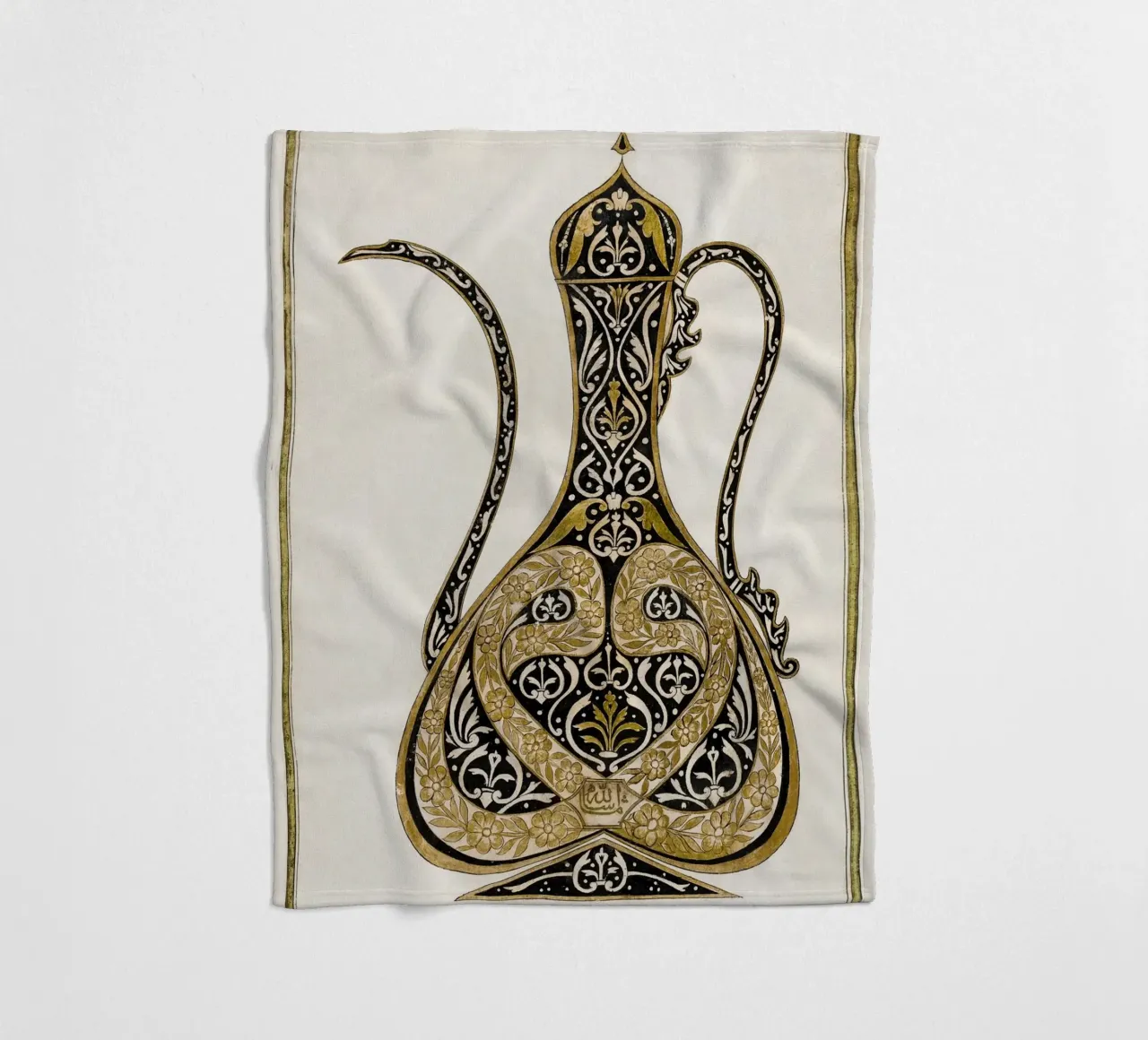 Calligraphic Design of a Ewer coperta in pile da vintageshop