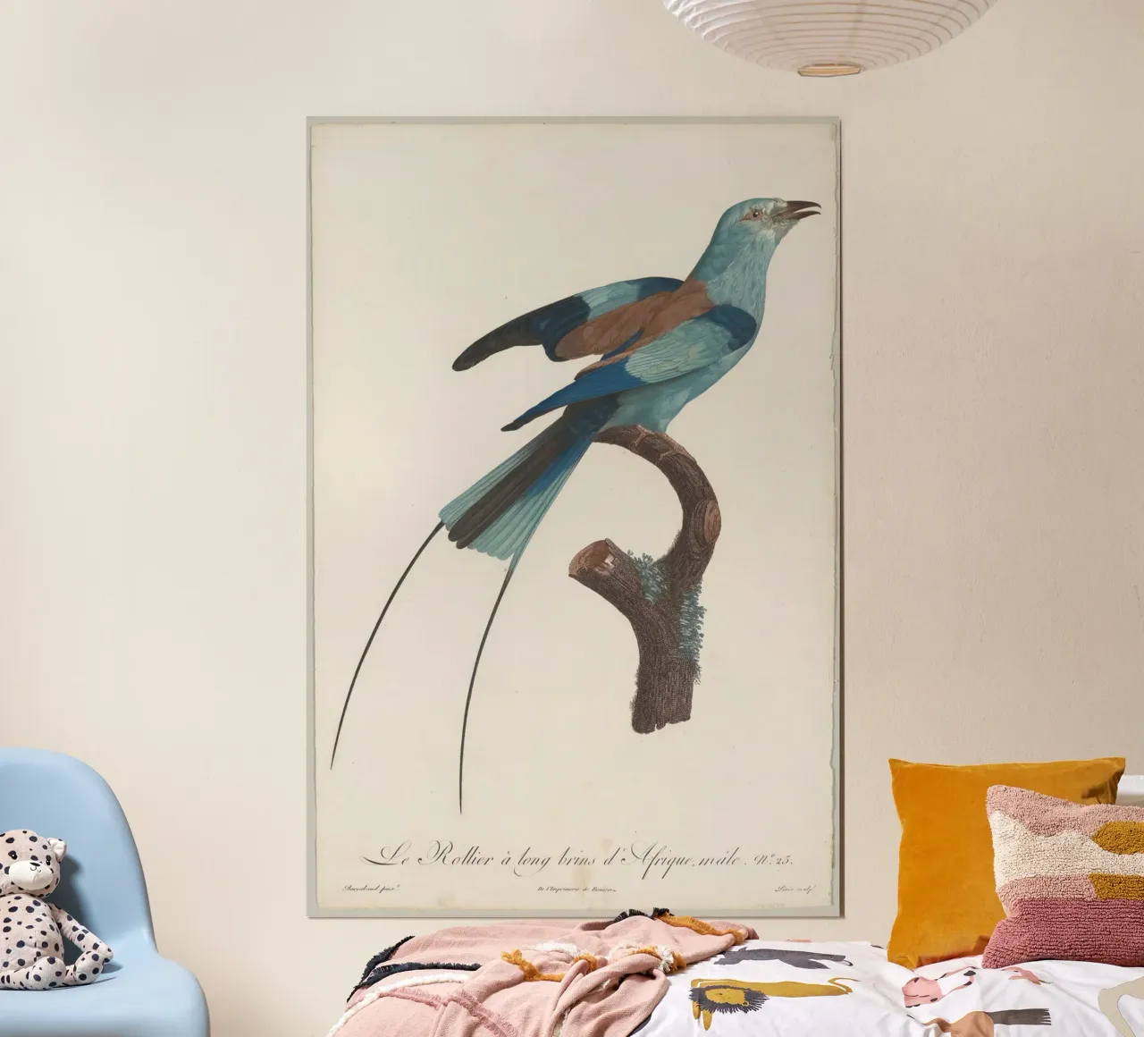 Histoire naturelle des perroquets poster da vintageshop