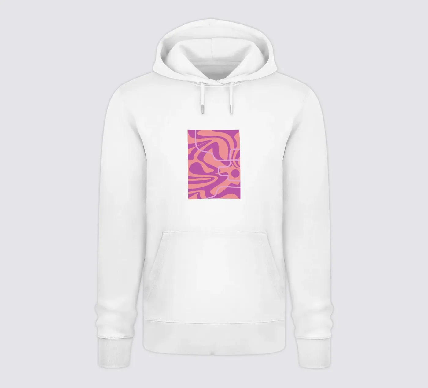 Wave Pattern Lines hoodie by MODERN NUANCE