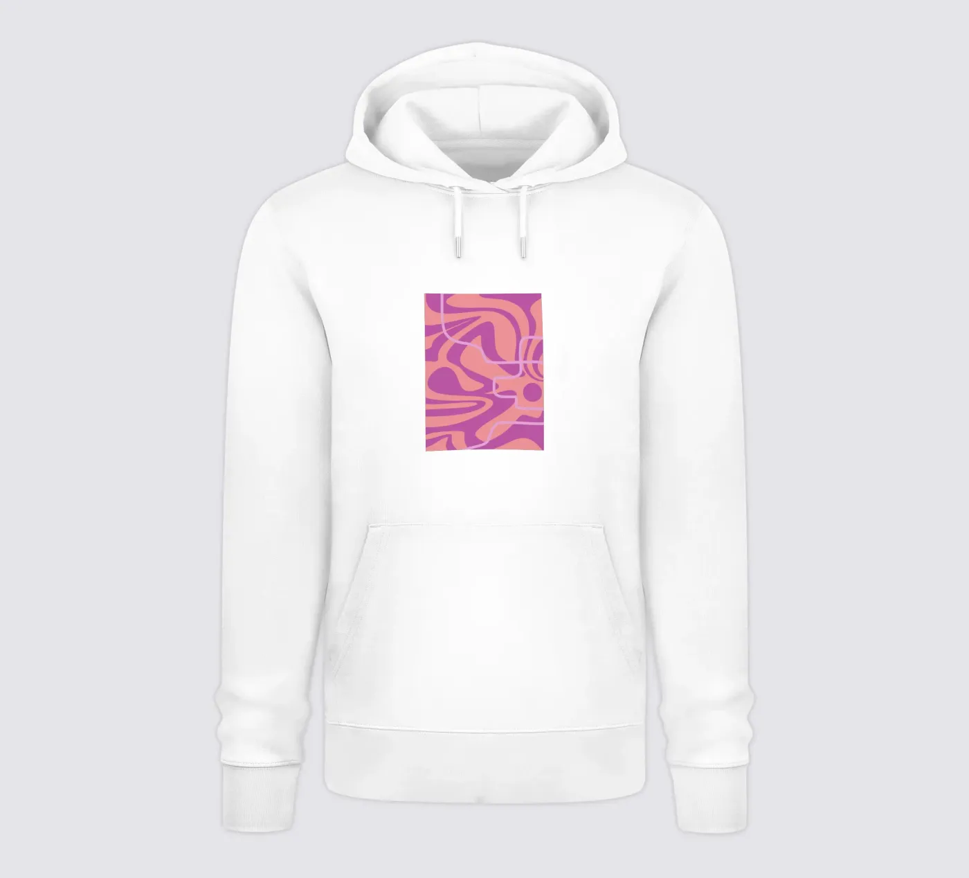 Wave Pattern Lines hoodie by MODERN NUANCE