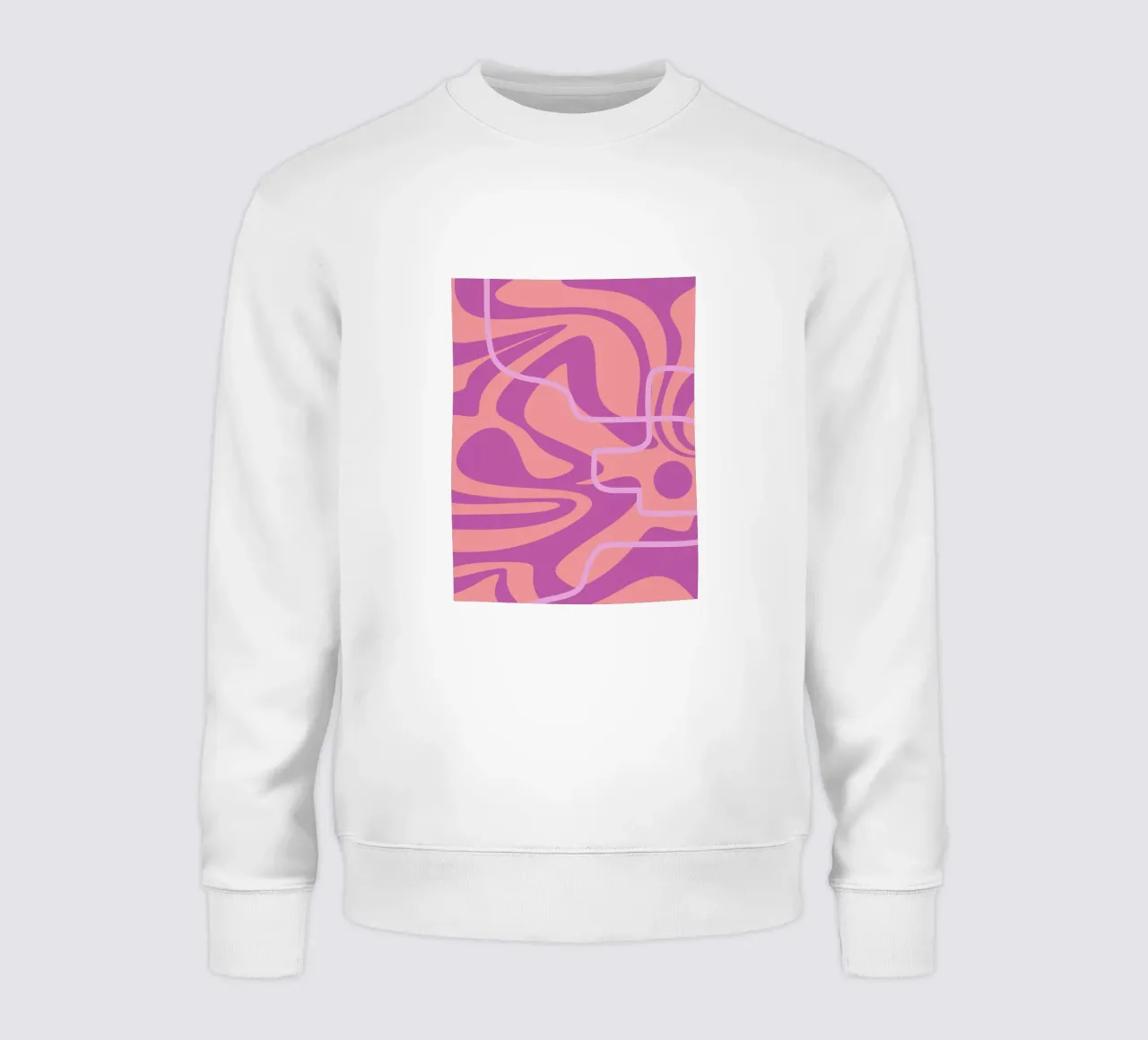 Wave Pattern Lines felpa da MODERN NUANCE