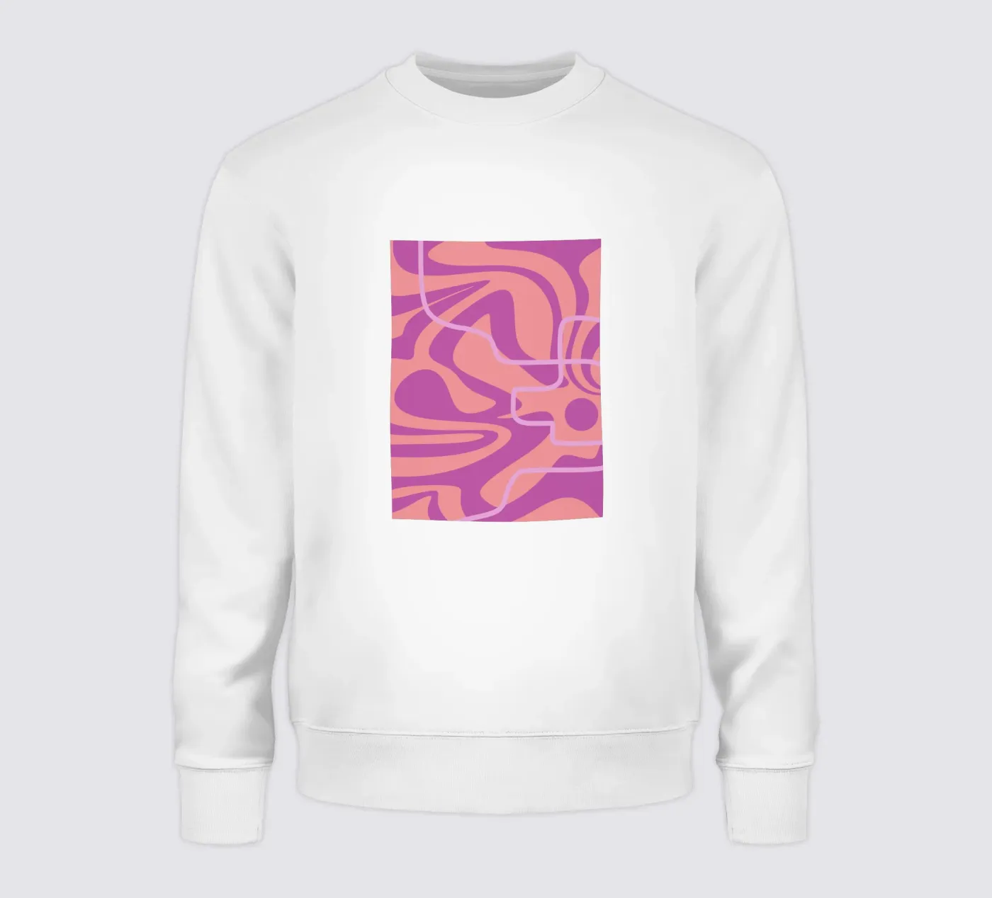 Wave Pattern Lines felpa da MODERN NUANCE