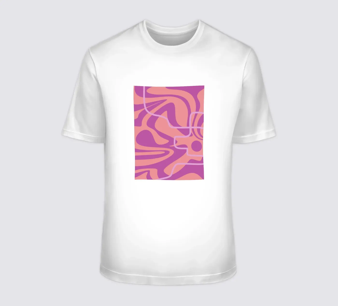Wave Pattern Lines t-shirt by MODERN NUANCE