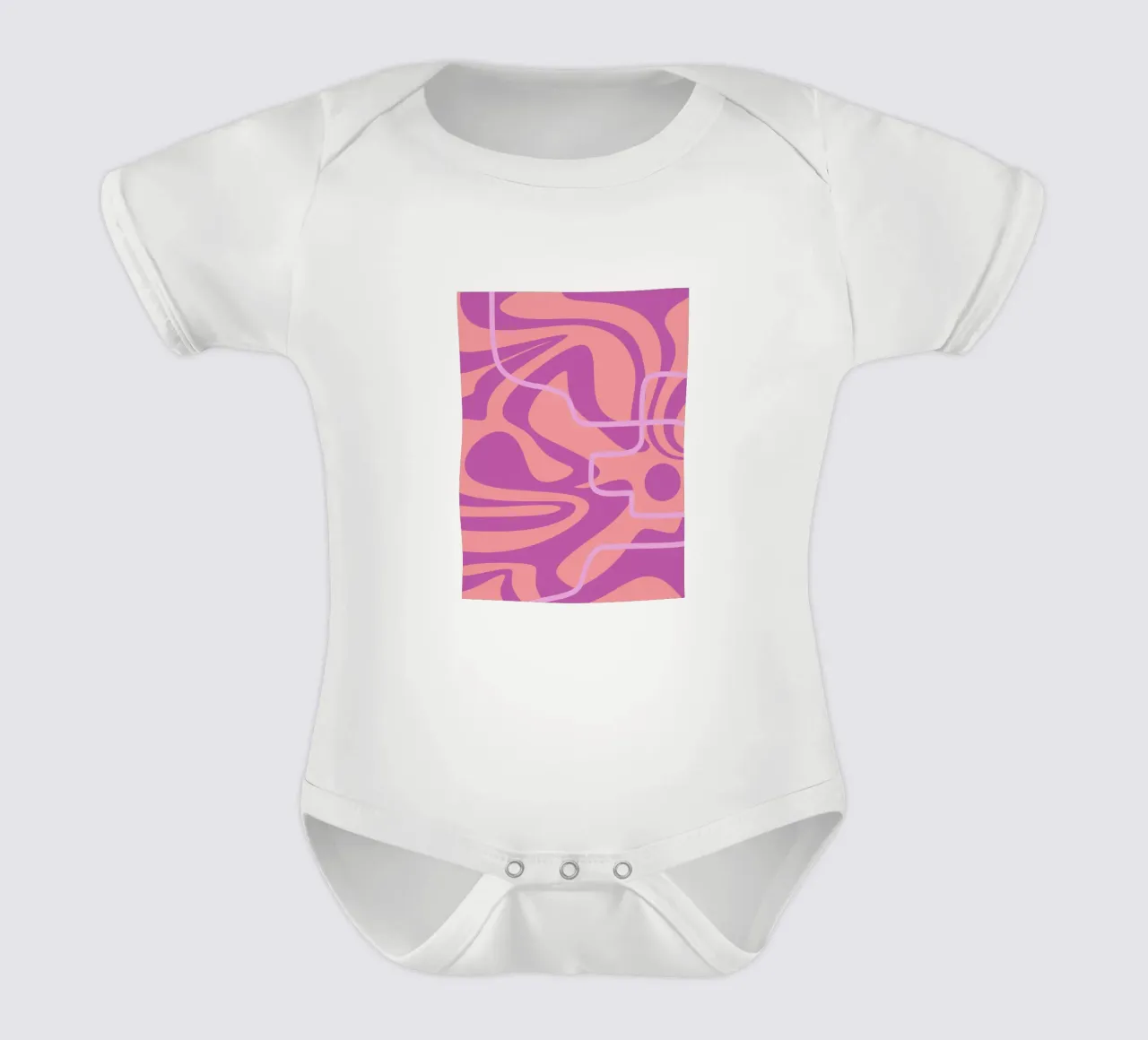 Wave Pattern Lines body bébé de MODERN NUANCE