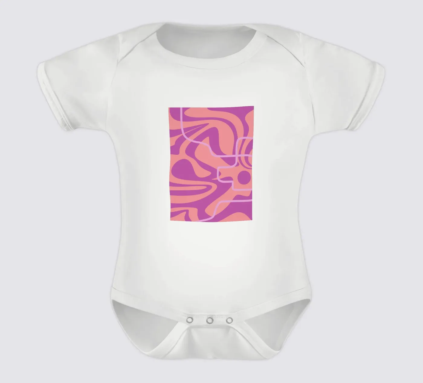 Wave Pattern Lines body bébé de MODERN NUANCE