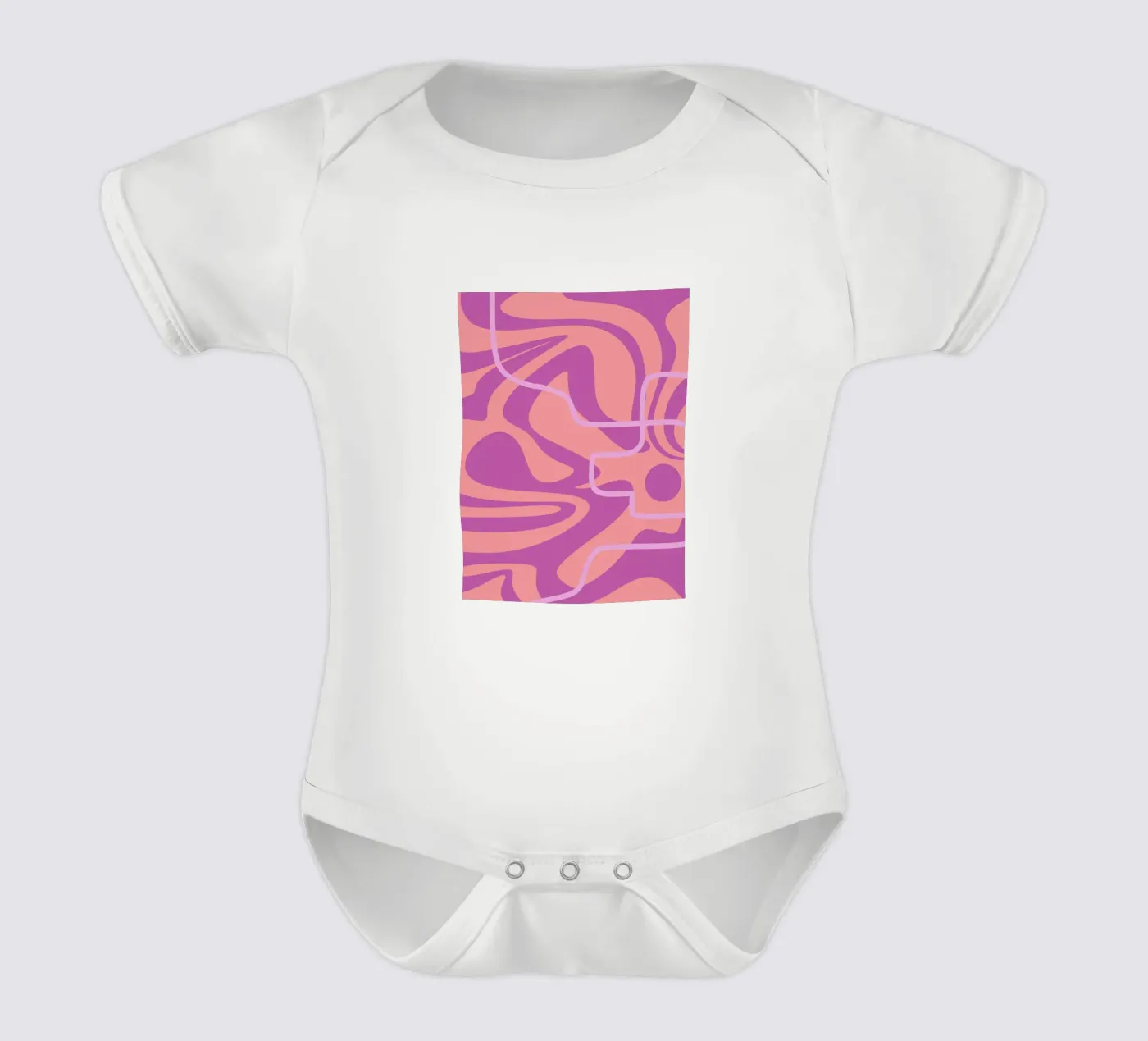 Lignes d'ondes body bébé de MODERN NUANCE