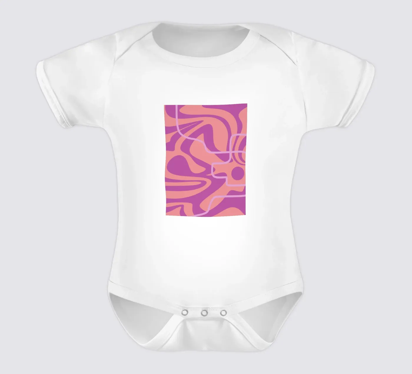 Wave Pattern Lines body bébé de MODERN NUANCE