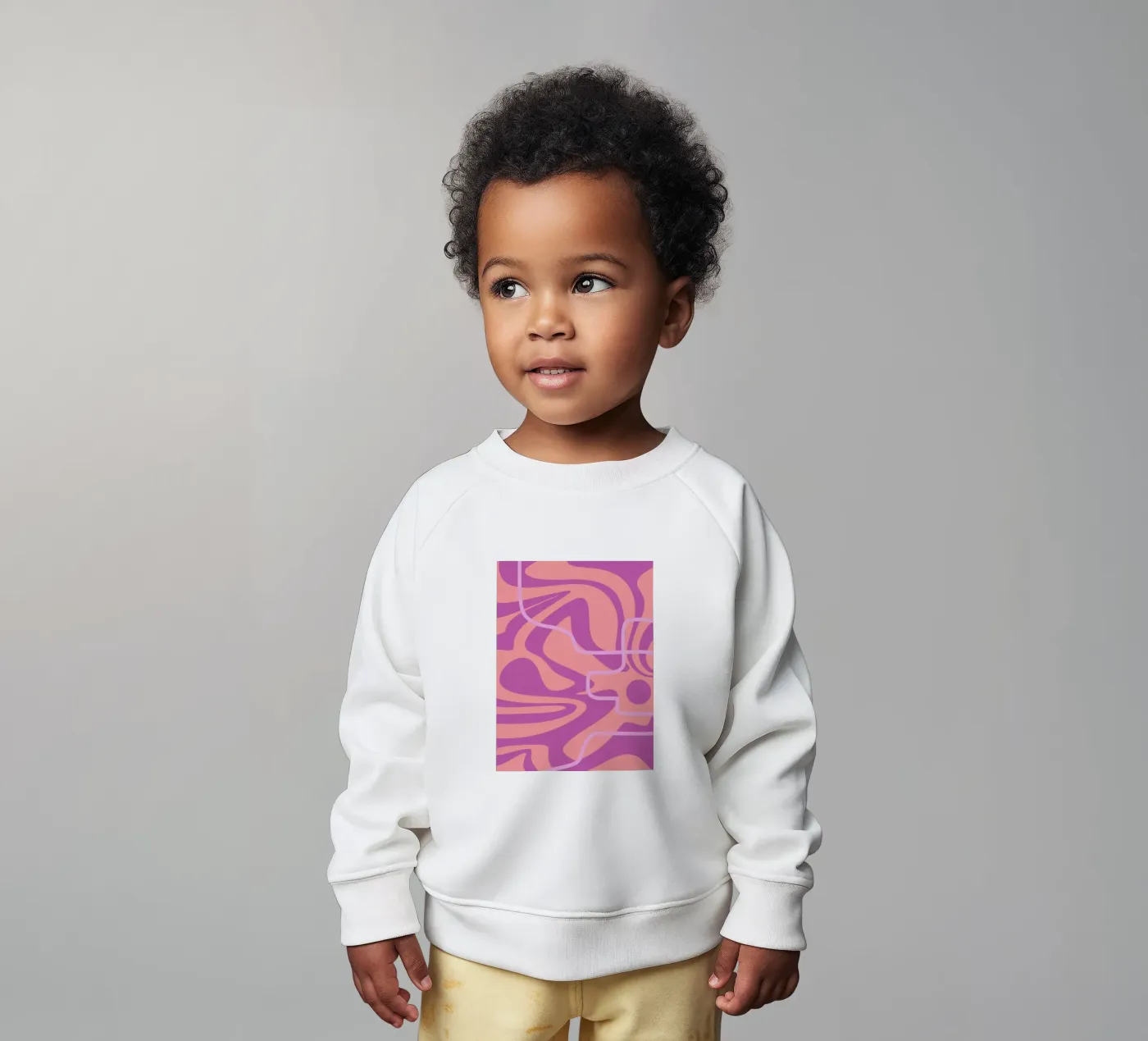 Lignes d'ondes sweat pour bébé de MODERN NUANCE