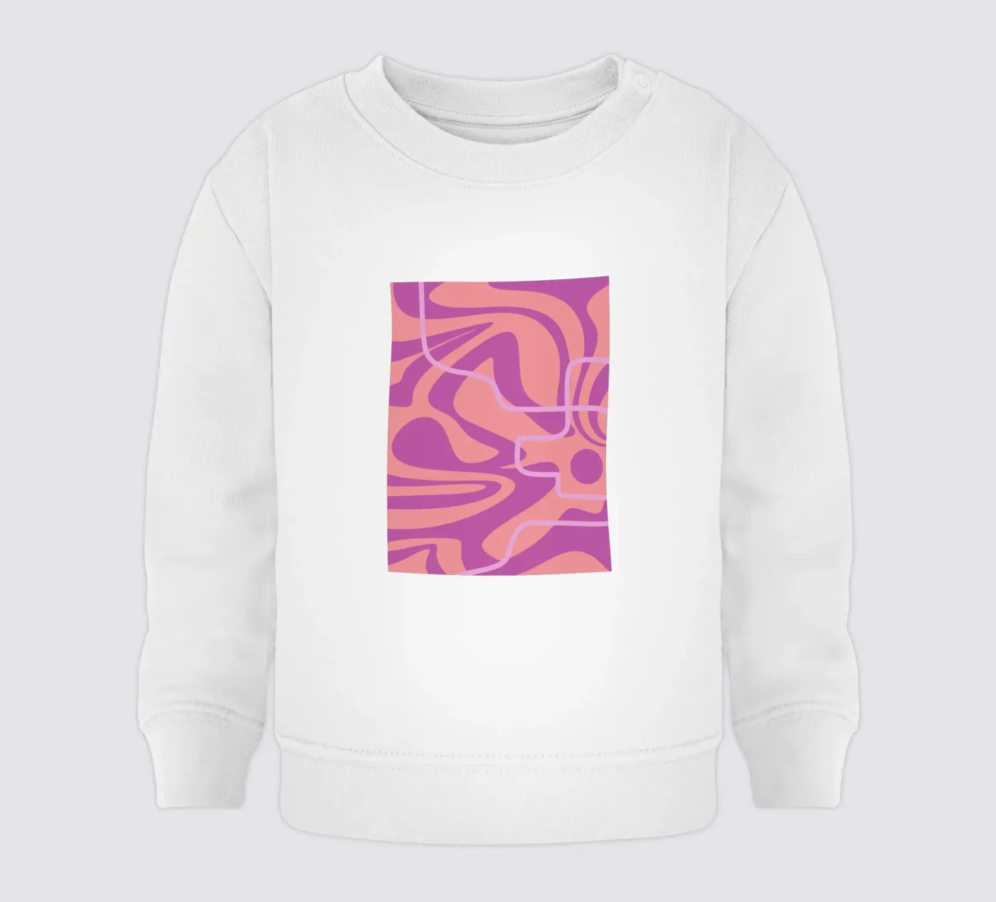 Lignes d'ondes sweat pour bébé de MODERN NUANCE