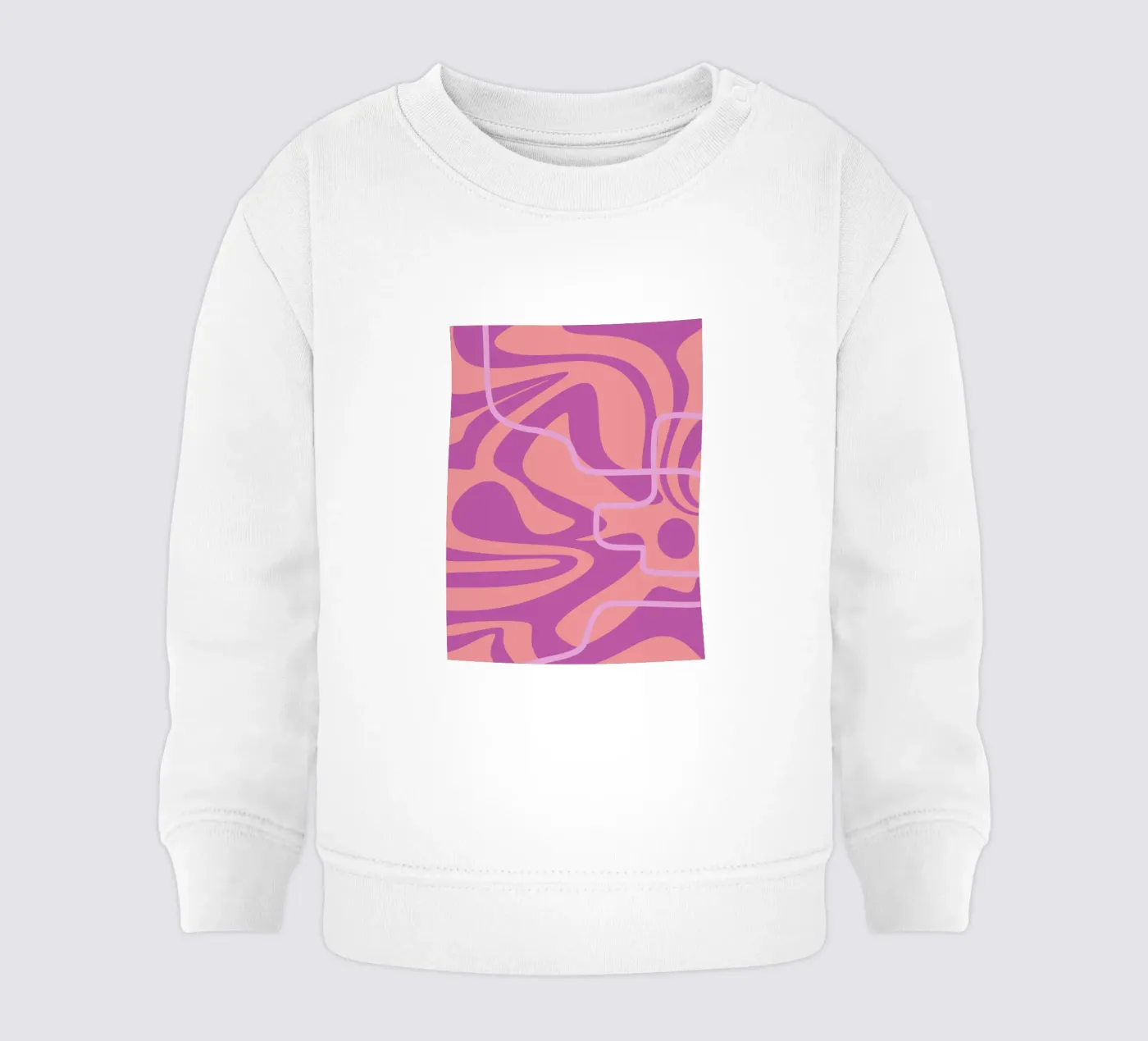 Lignes d'ondes sweat pour bébé de MODERN NUANCE