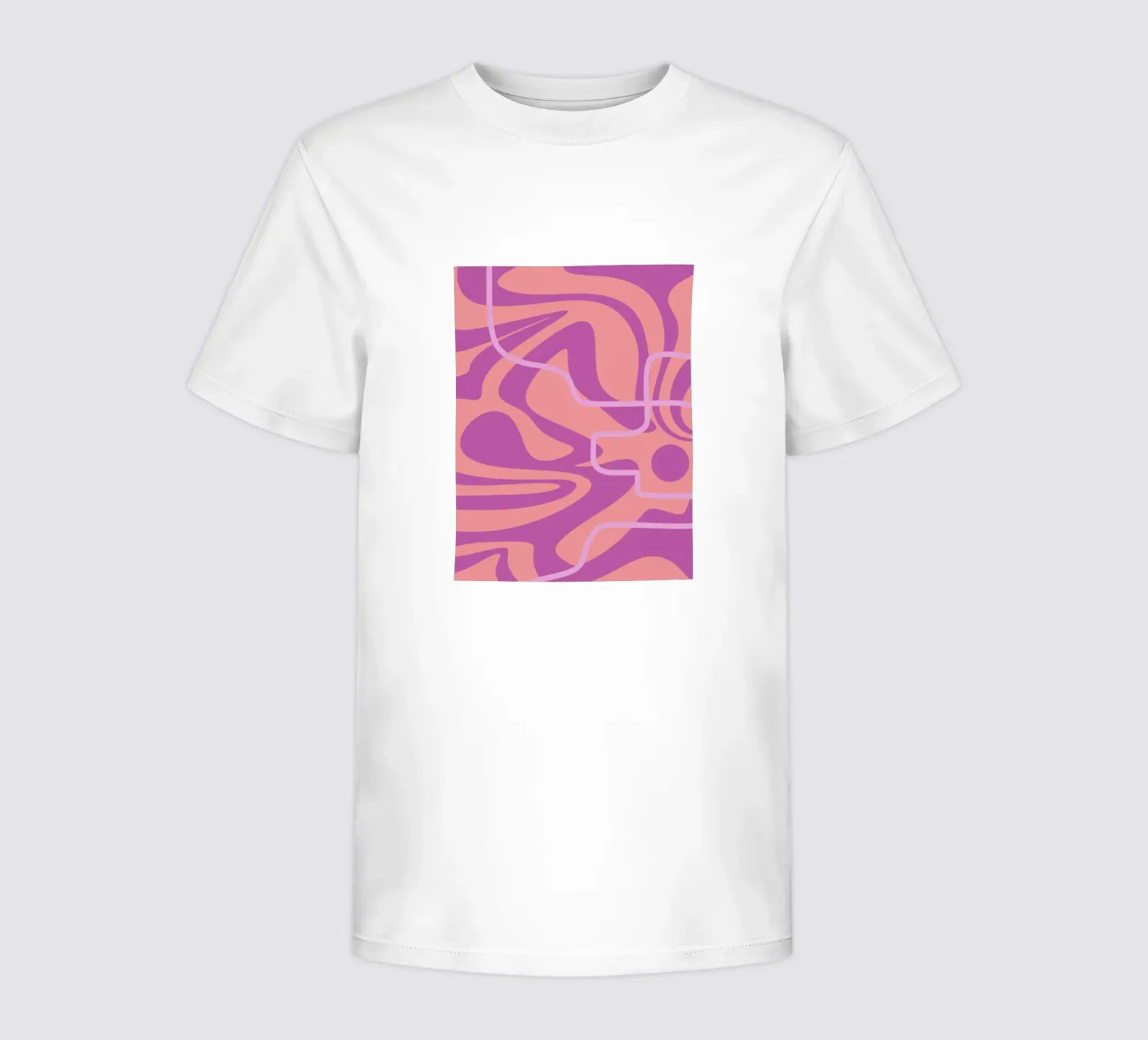 Wave Pattern Lines kids t-shirt by MODERN NUANCE