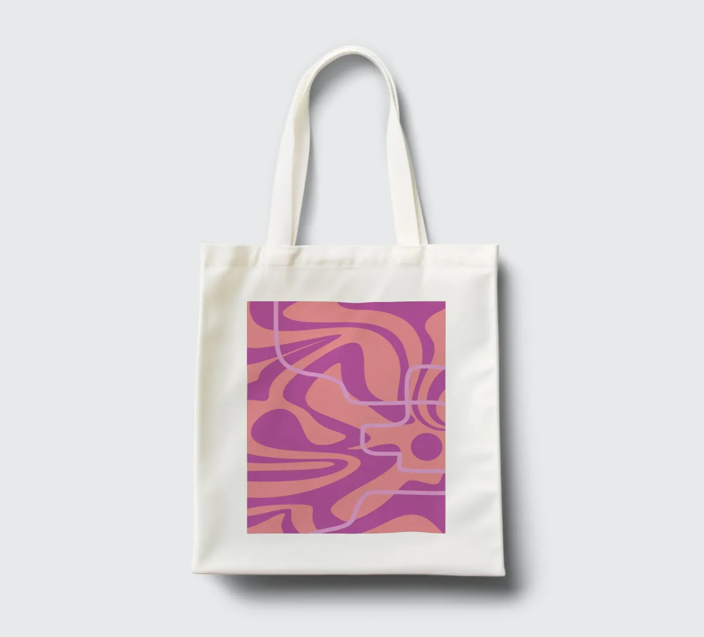 Wave Pattern Lines tote bag by MODERN NUANCE