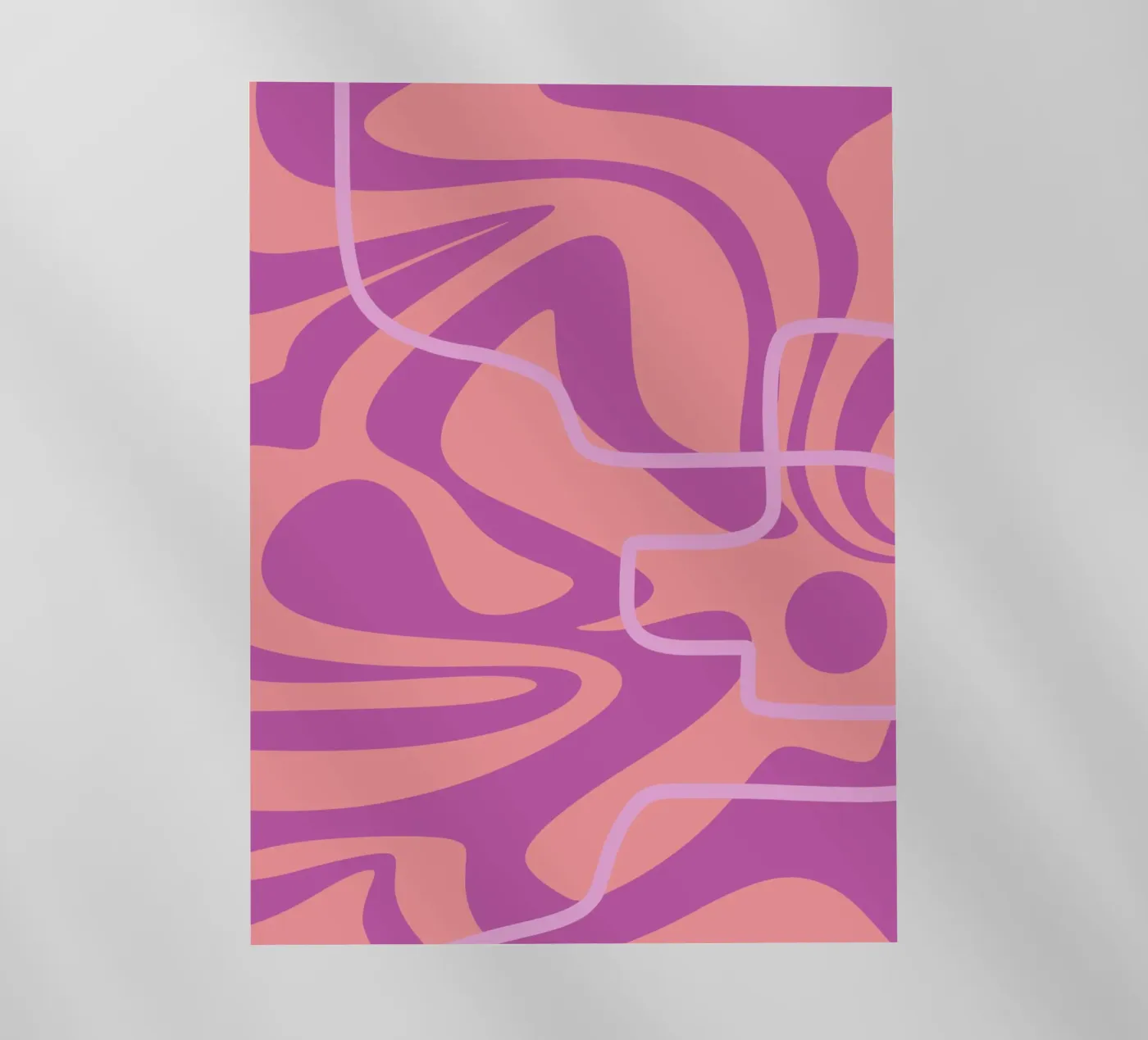 Lignes d'ondes film rétro-éclairé de MODERN NUANCE