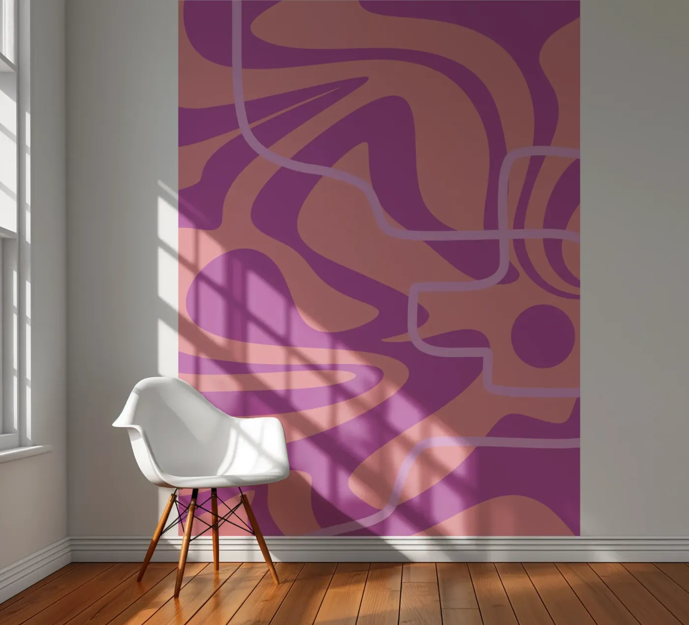 Wave Pattern Lines photo wallpaper by MODERN NUANCE