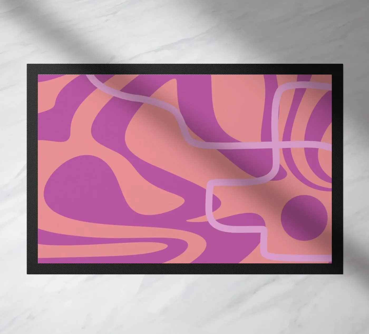 Wave Pattern Lines doormat by MODERN NUANCE