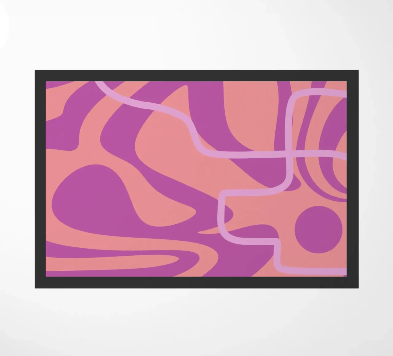 Wave Pattern Lines doormat by MODERN NUANCE