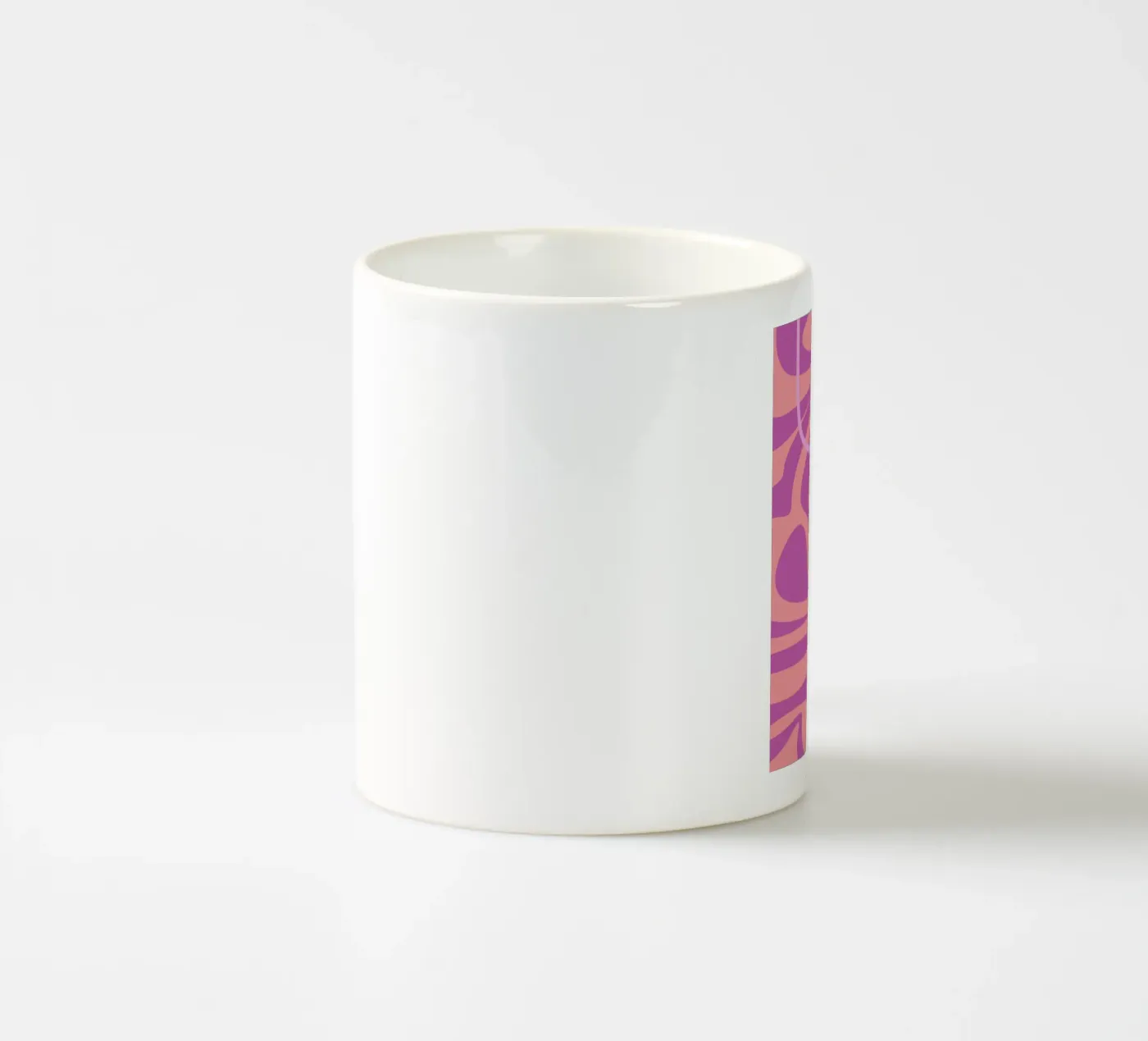 Wave Pattern Lines ceramic mug by MODERN NUANCE