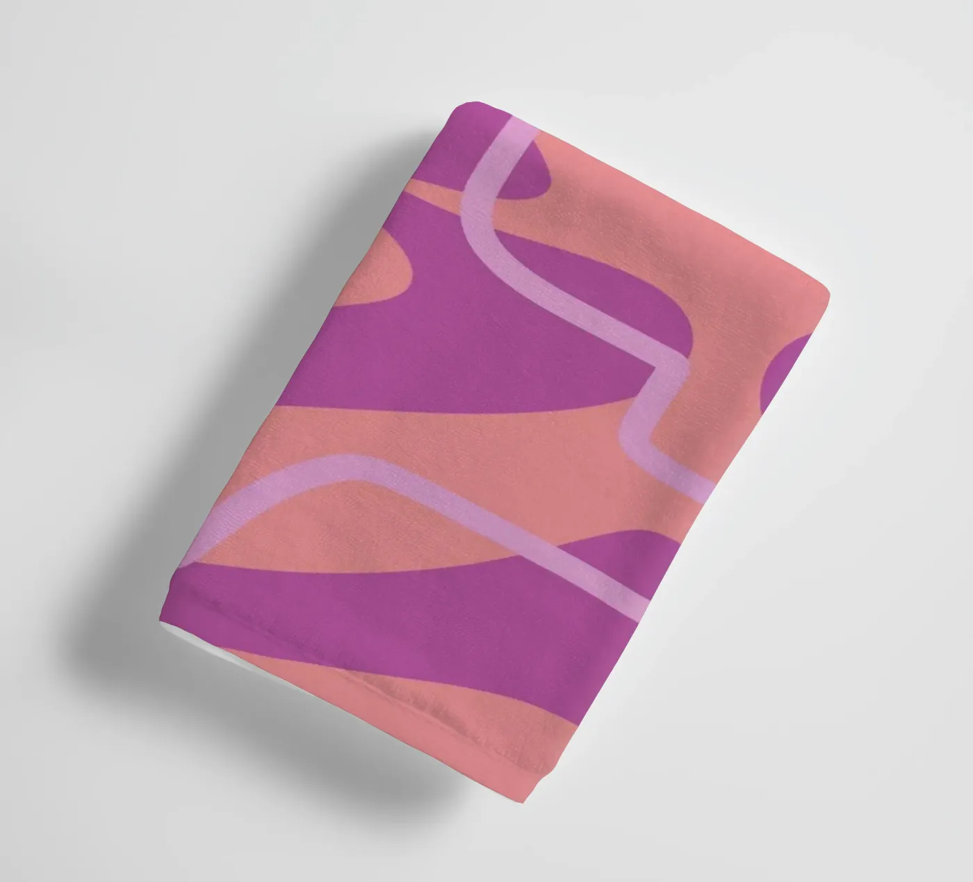 Golfpatroon Lijnen badhanddoek van MODERN NUANCE