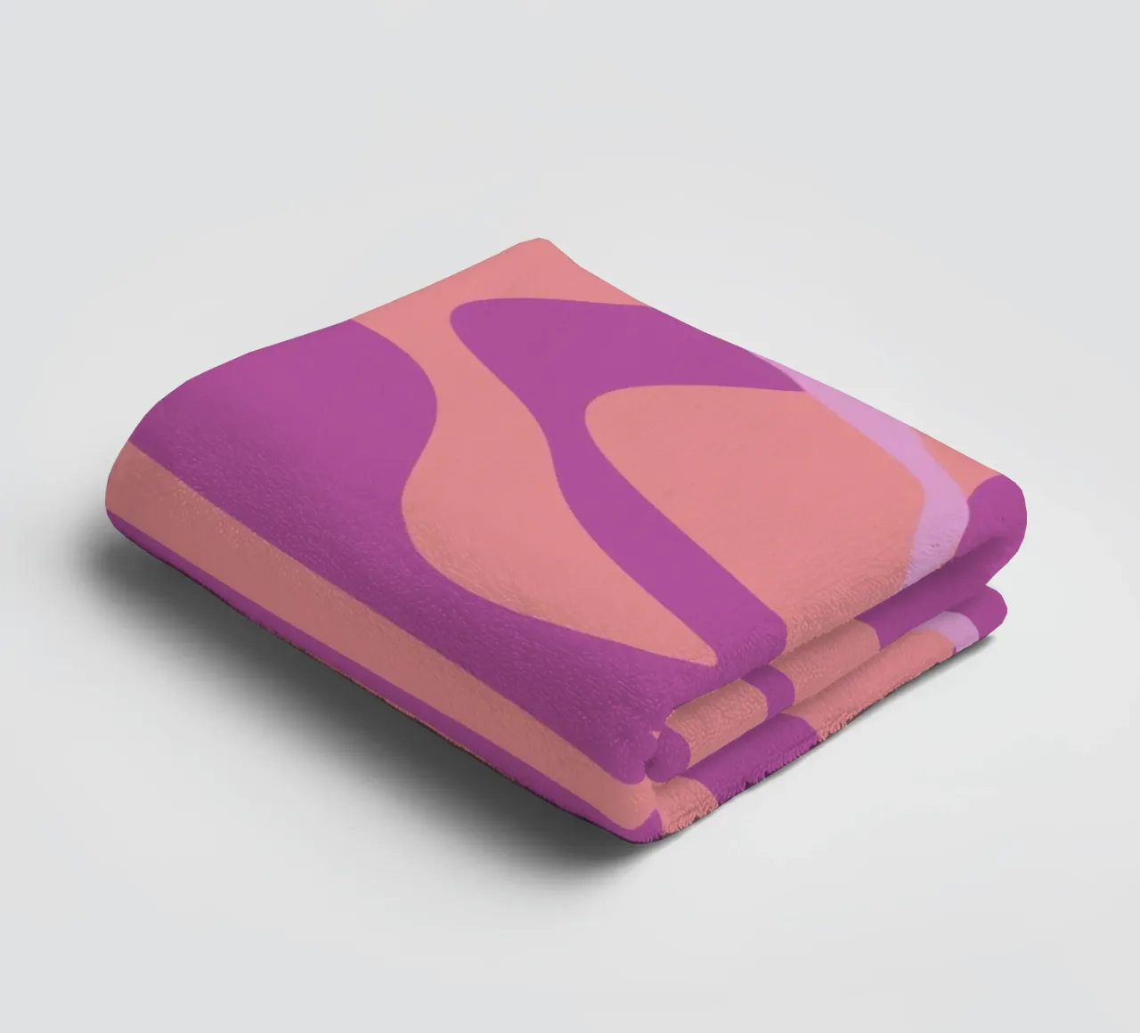Wave Pattern Lines towel by MODERN NUANCE